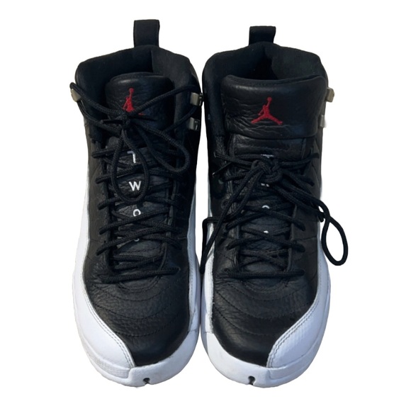 Nike Air Jordan 12 Retro GS “Playoffs/Black White” - Picture 2 of 3